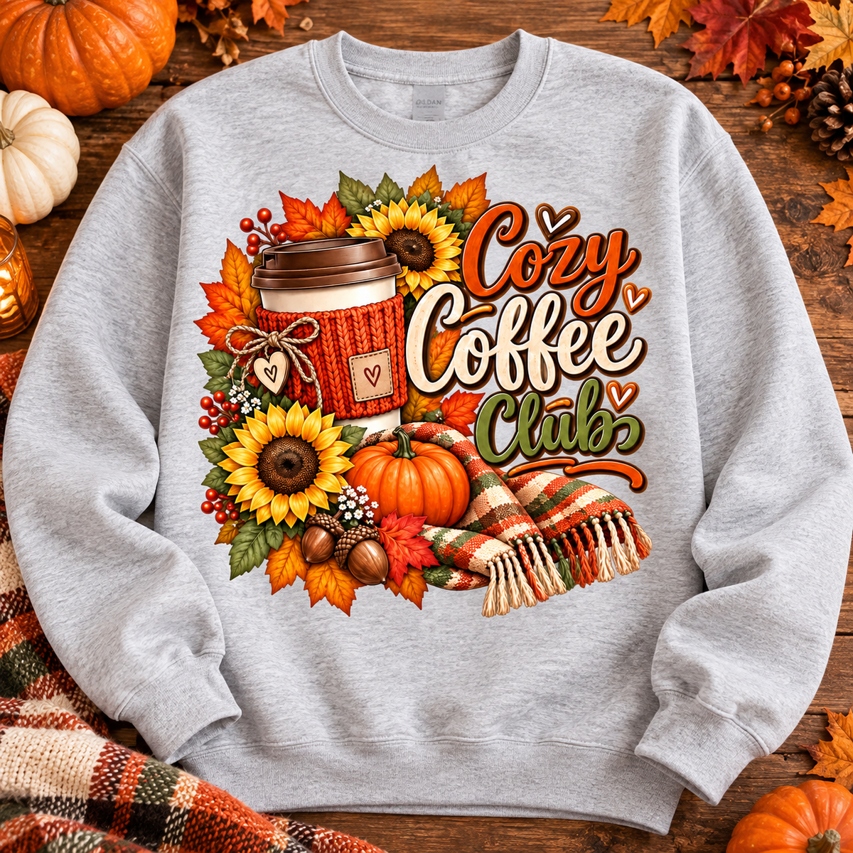 Cozy Coffee Club Crewneck Sweatshirt 🤎