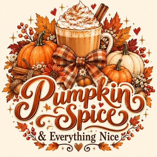 Pumpkin Spice & Everything Nice | DTF Transfer